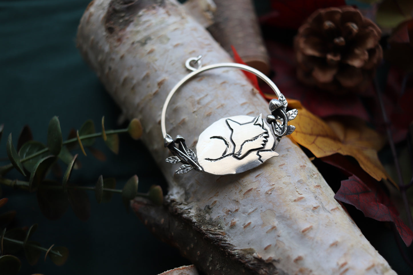 Sleeping Fox Pendant