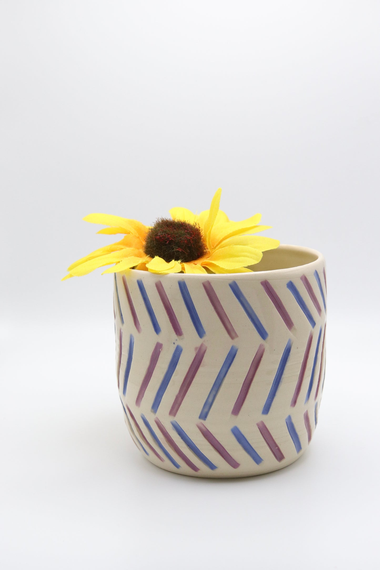 Striped Planter