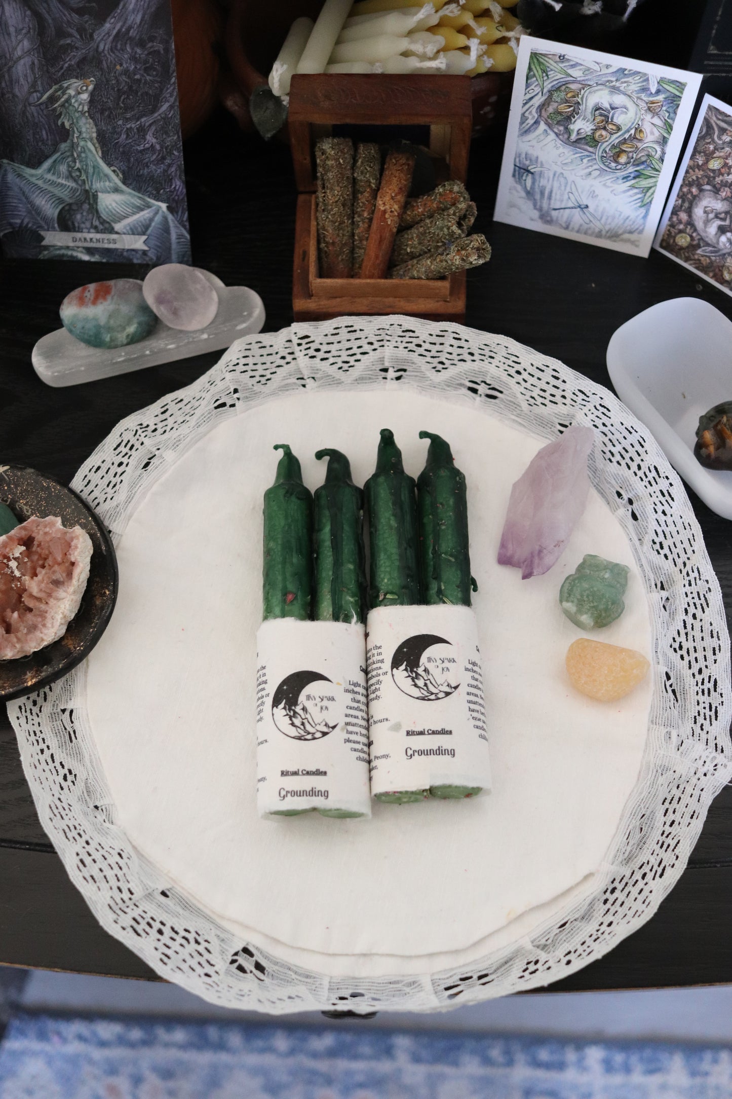 Grounding Ritual Spell Candles
