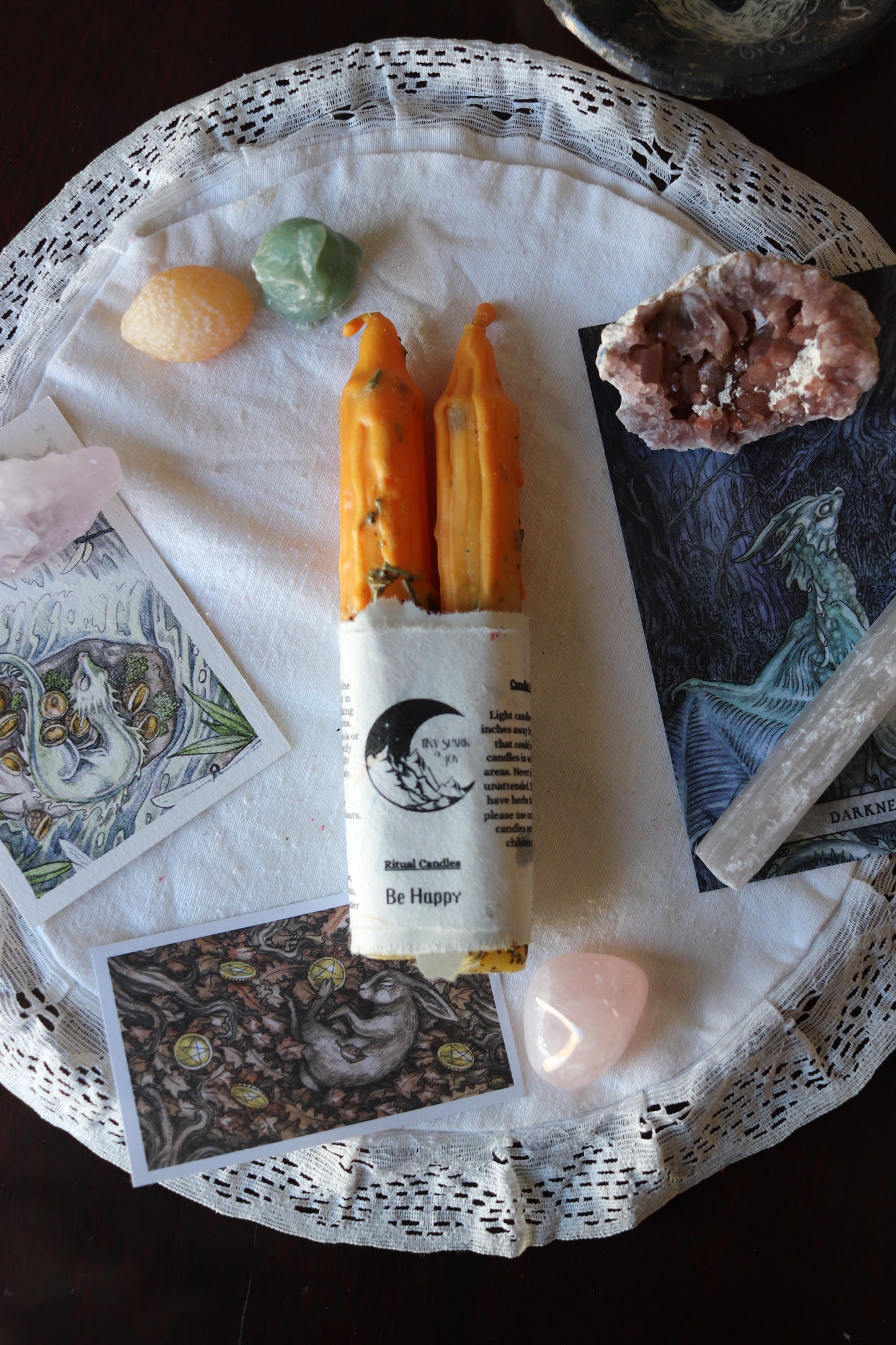 Be Happy Ritual Spell Candles