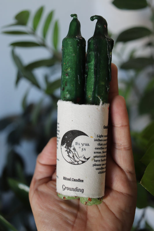 Grounding Ritual Spell Candles