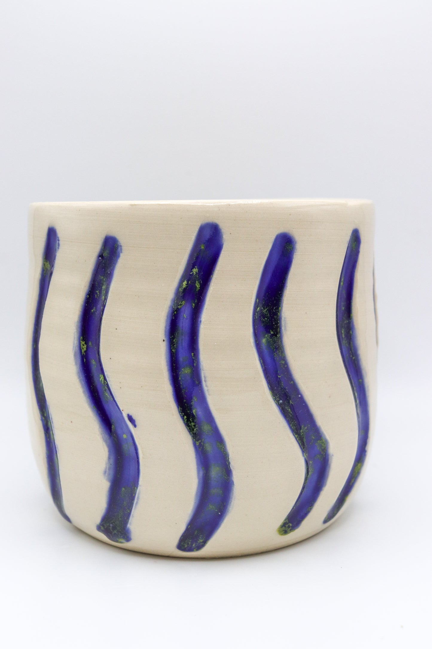 Blue Speckled Planter