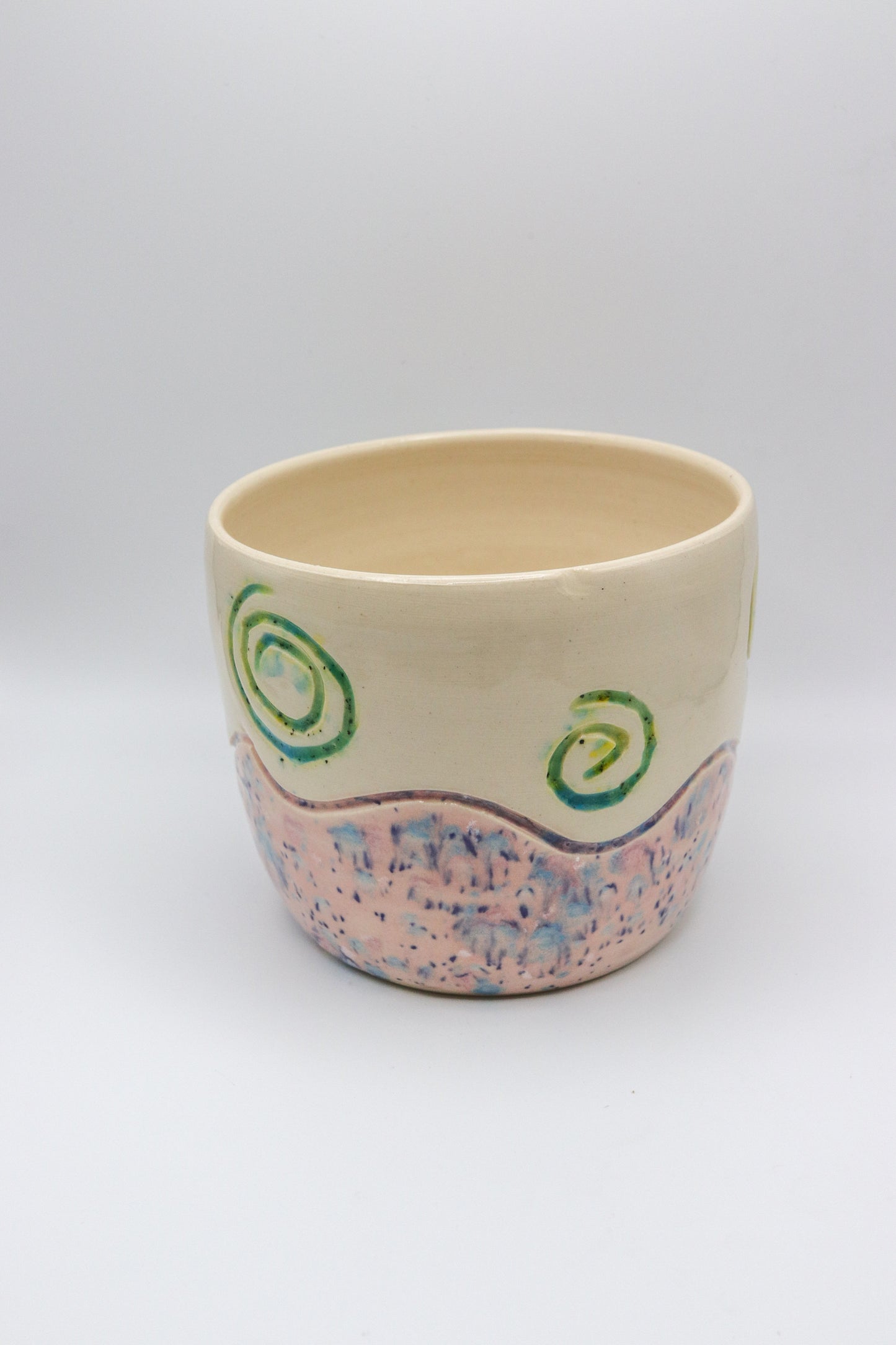 Pink Swirl Planter