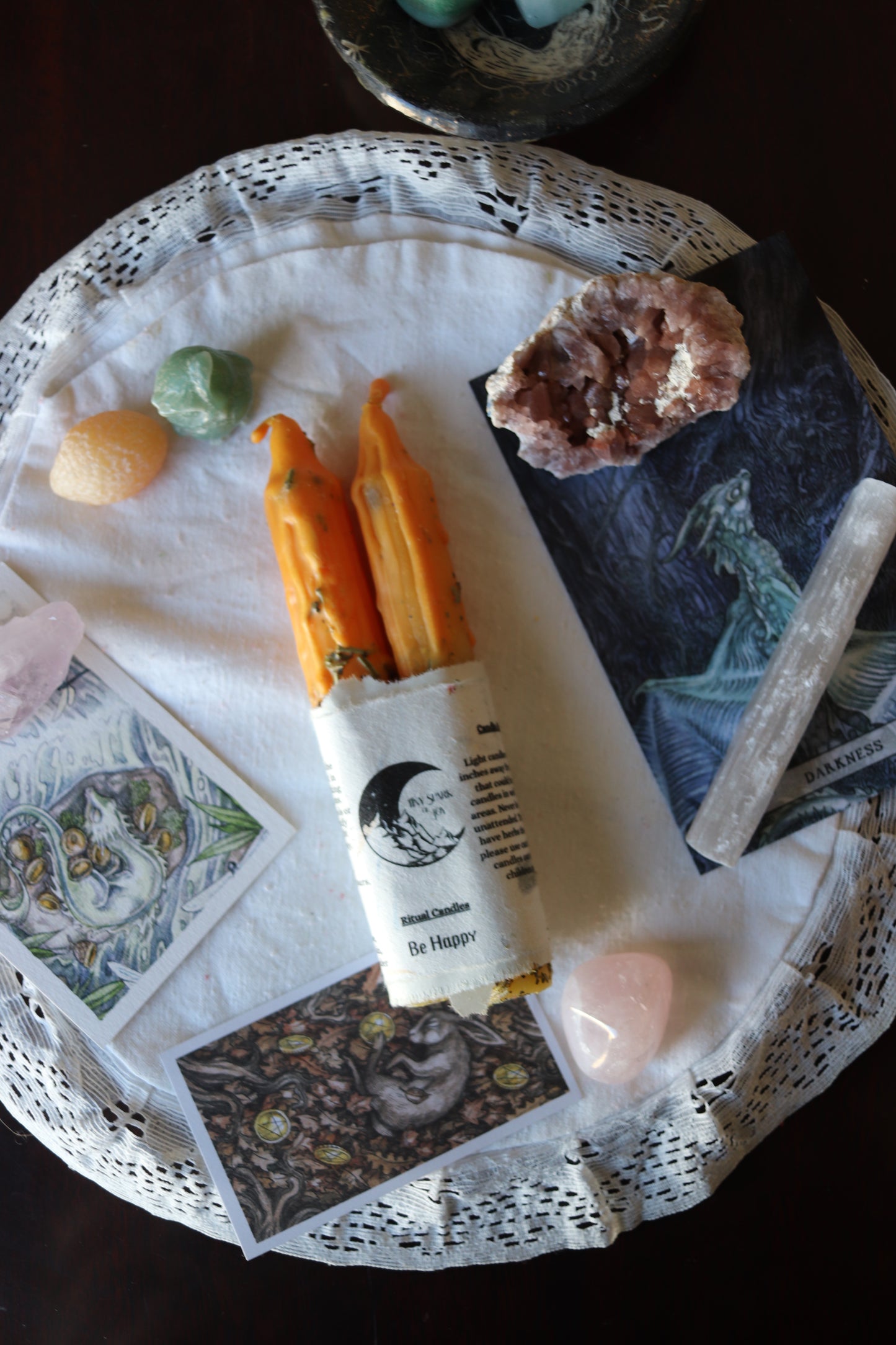 Be Happy Ritual Spell Candles
