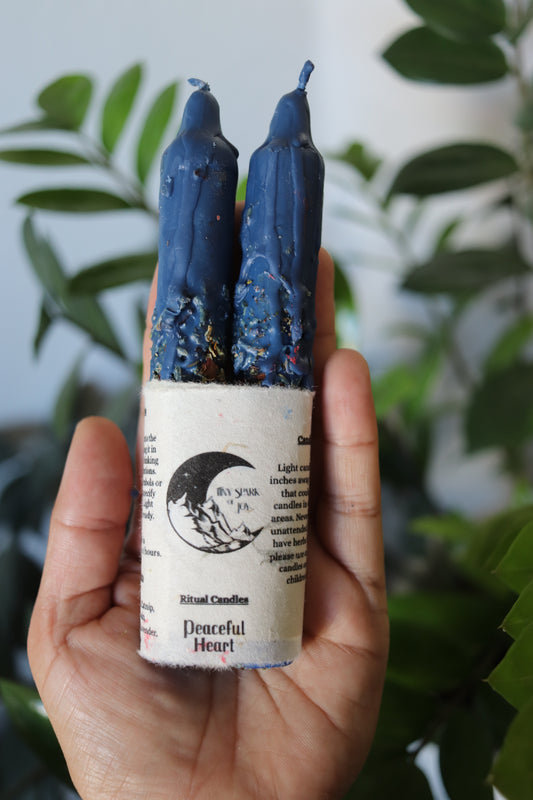 Peaceful Heart Ritual Spell Candles