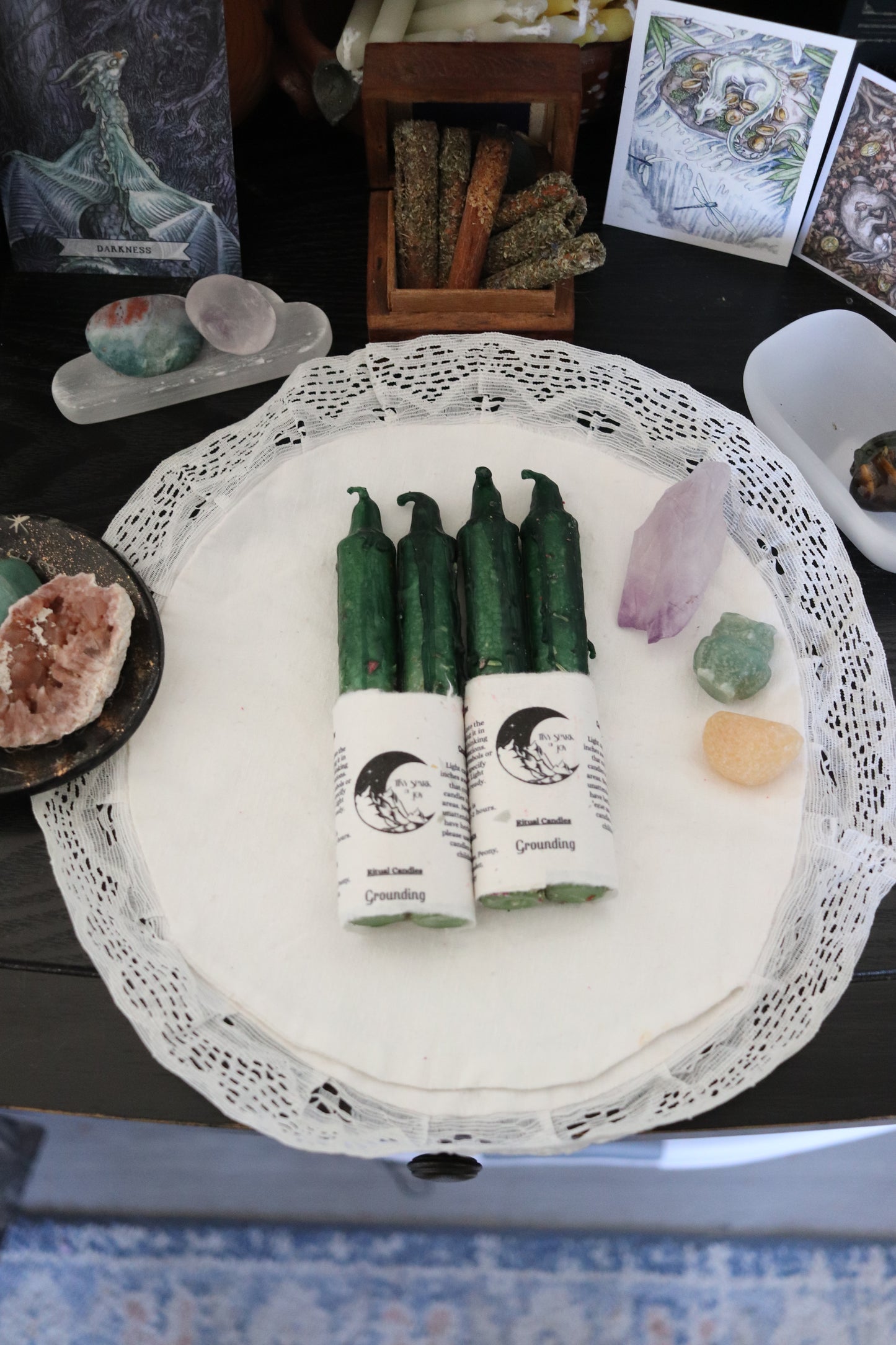 Grounding Ritual Spell Candles