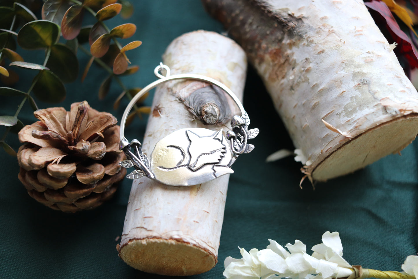 Sleeping Fox Pendant