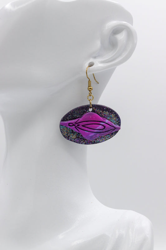 Vagina Galaxy Earrings