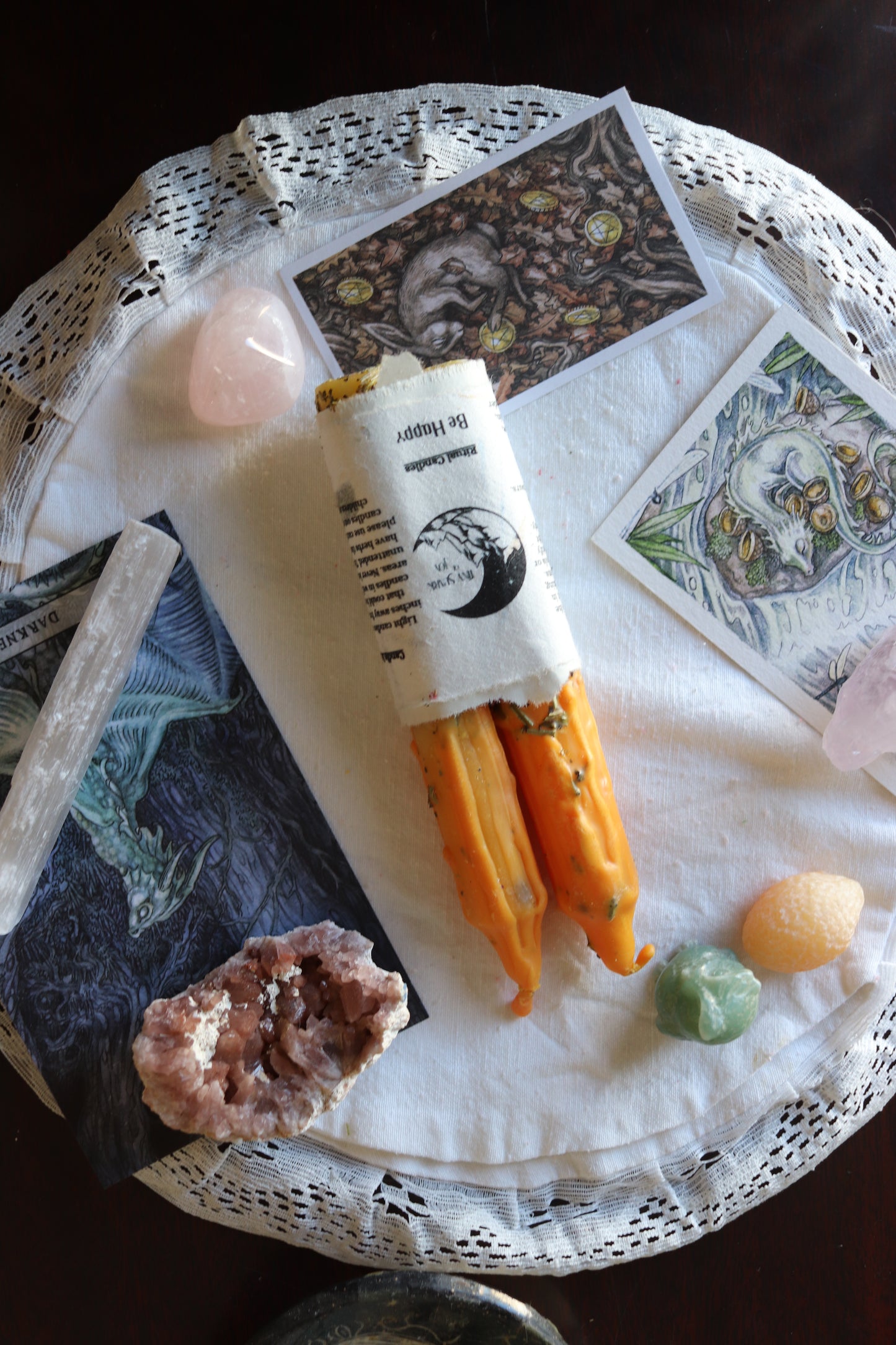 Be Happy Ritual Spell Candles