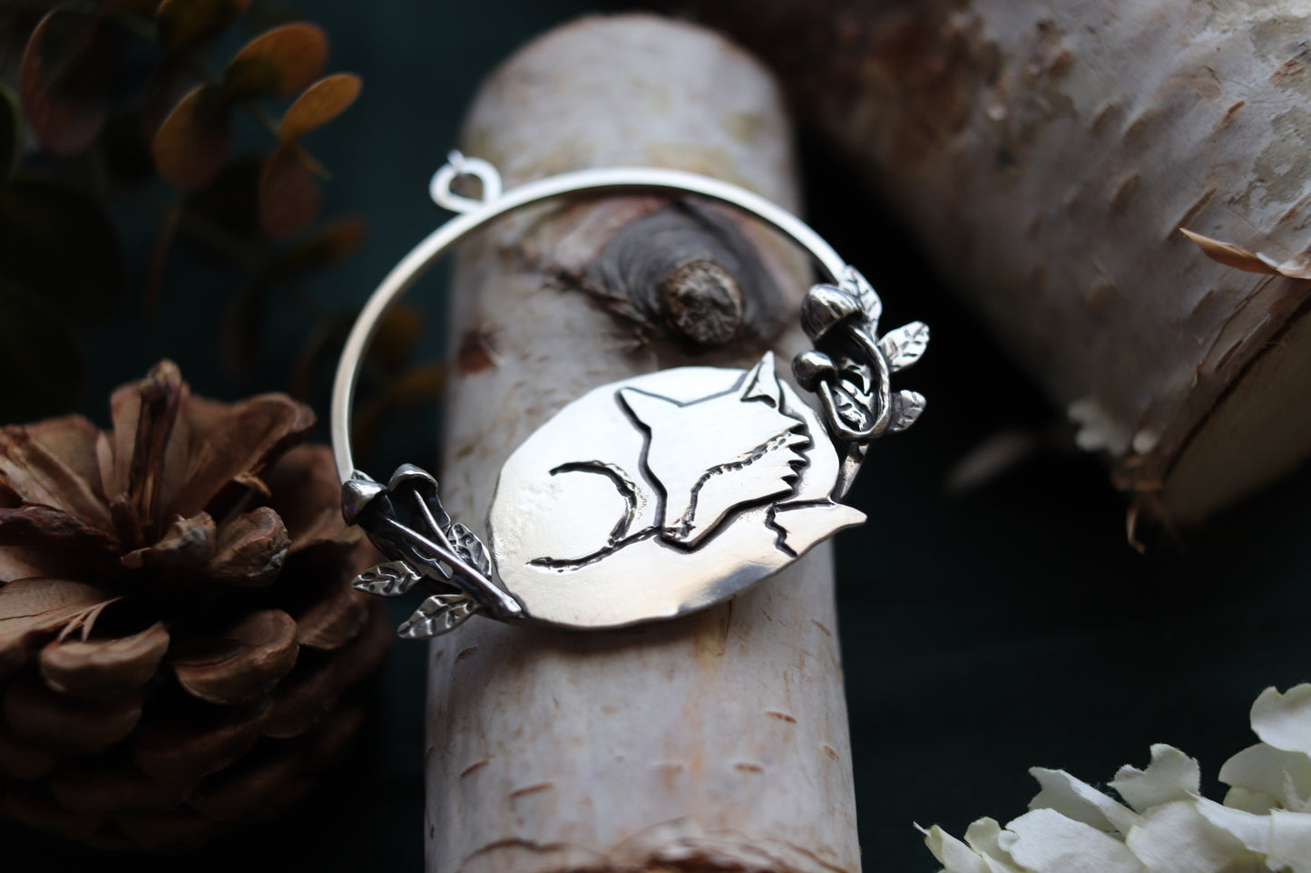 Sleeping Fox Pendant