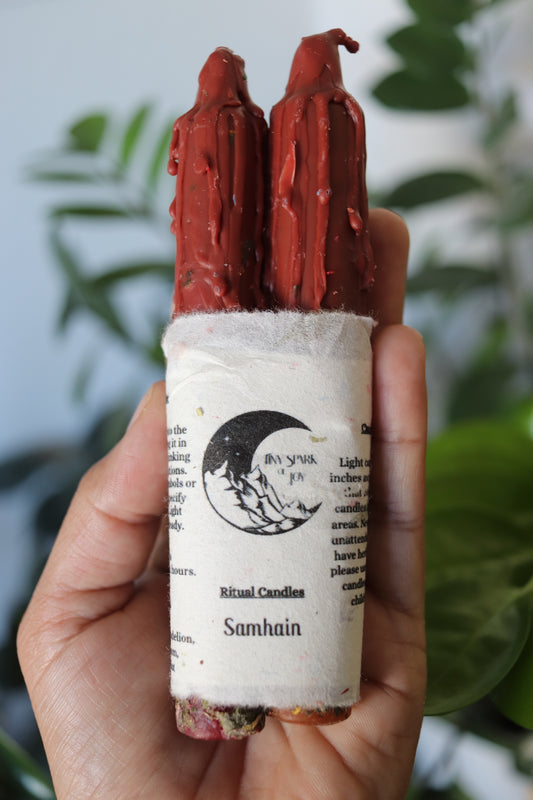 Samhain Ritual Spell Candles