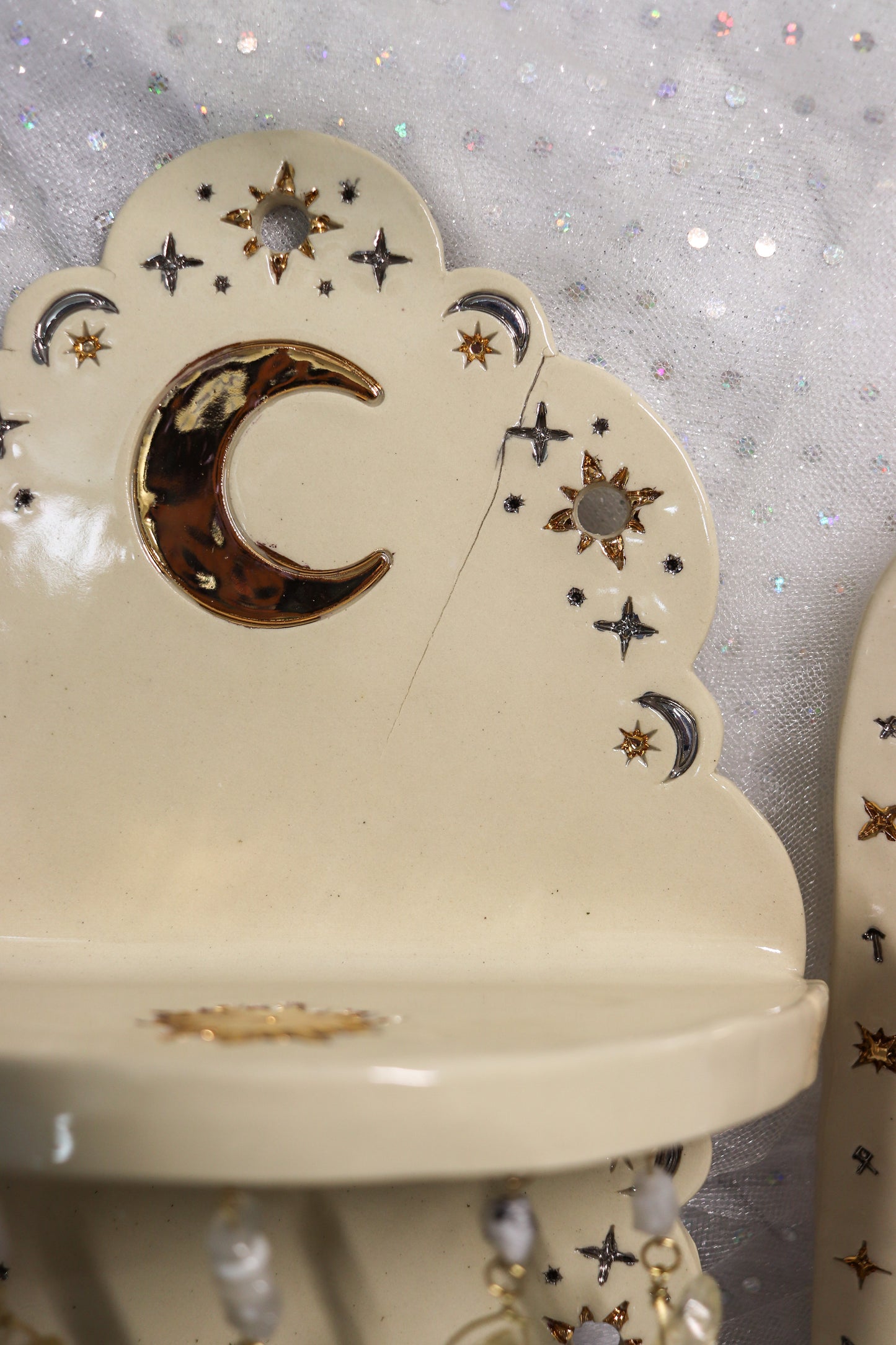 Celestial Moon Altar with Citrine