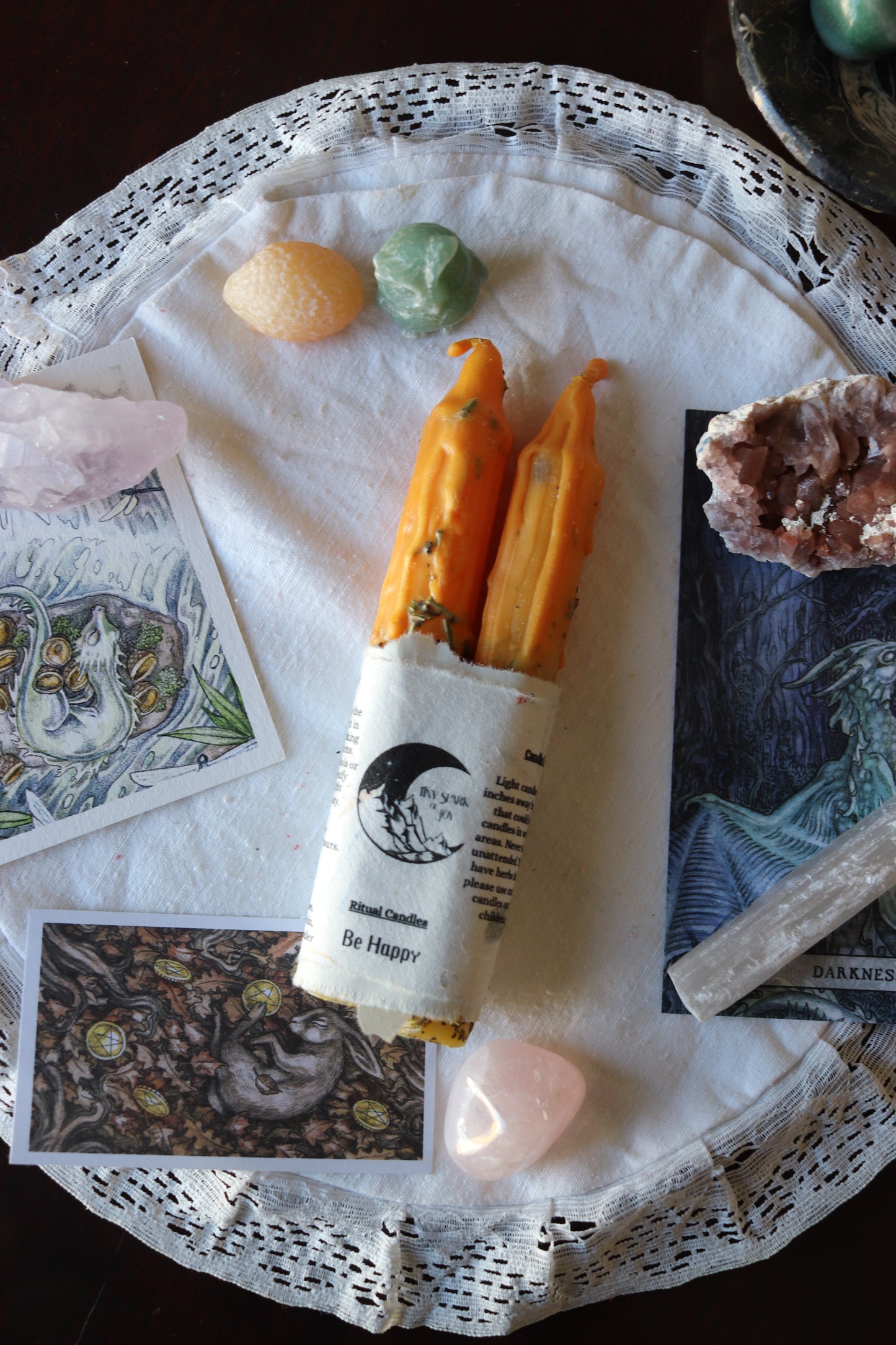 Be Happy Ritual Spell Candles