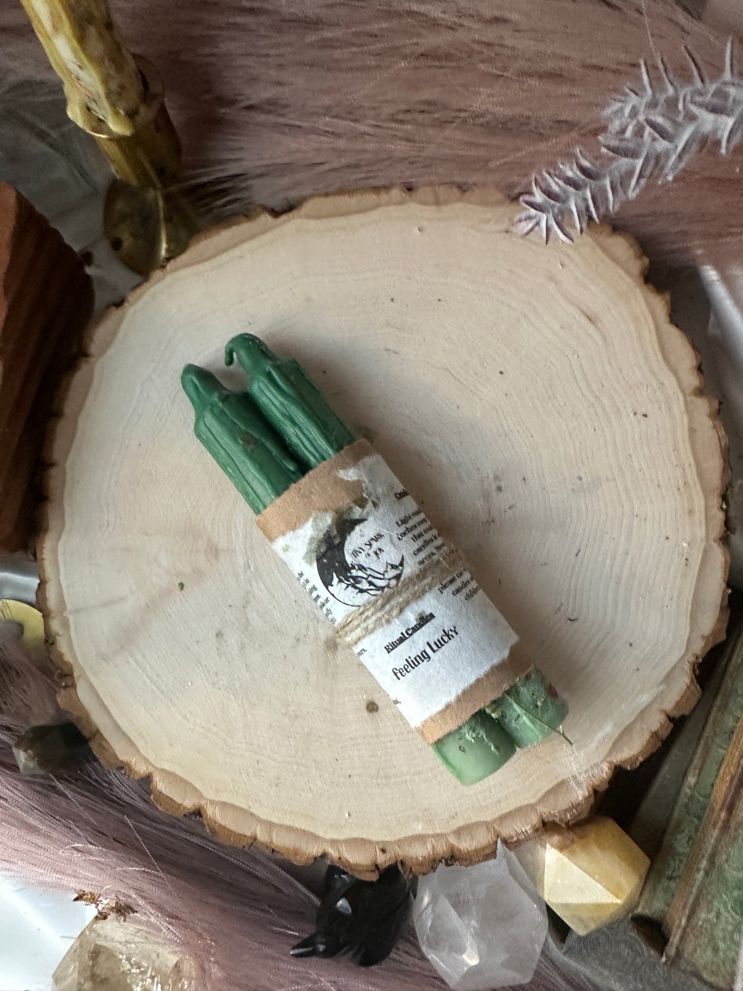 Feeling Lucky Ritual Spell Candles