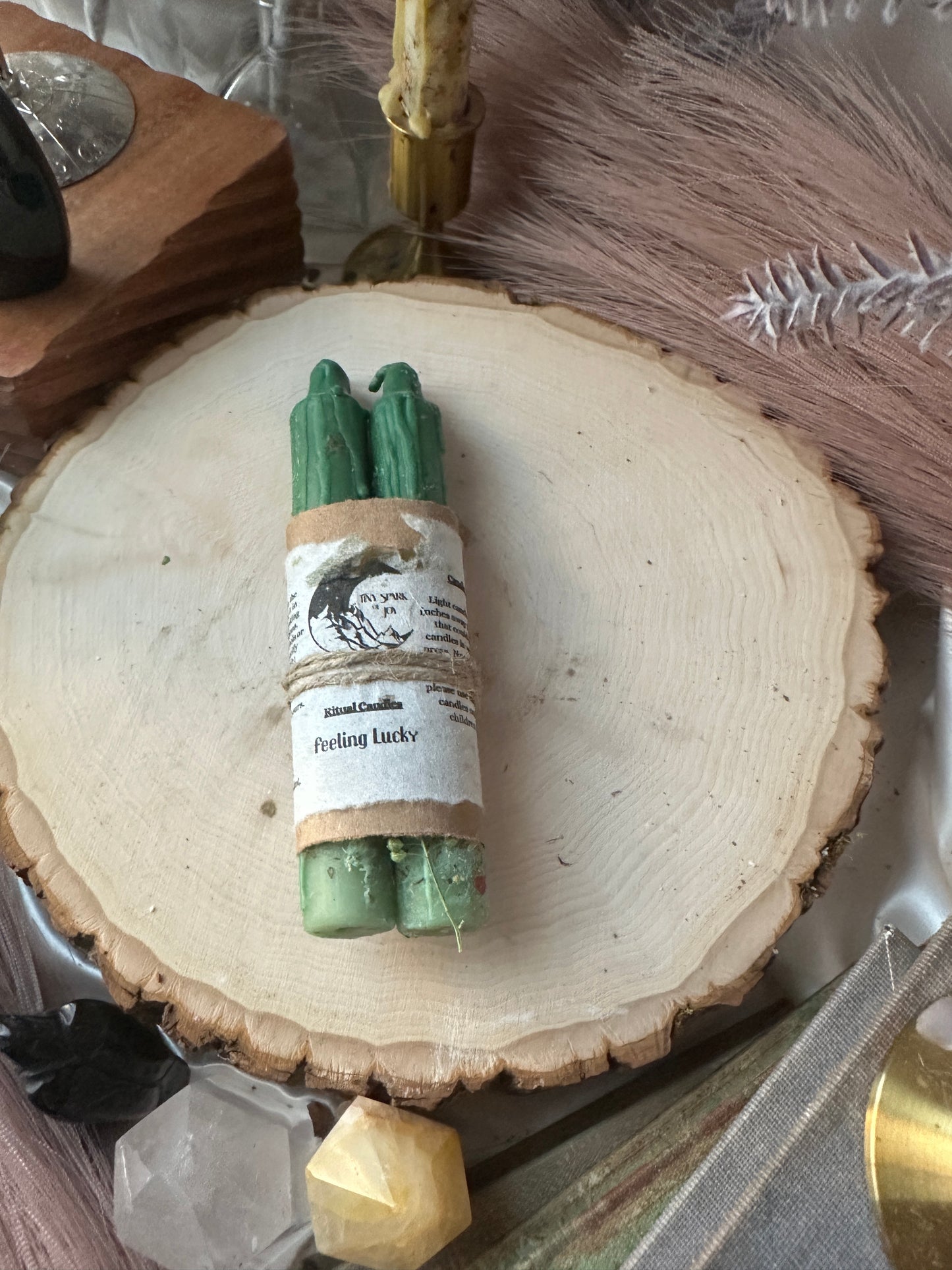 Feeling Lucky Ritual Spell Candles