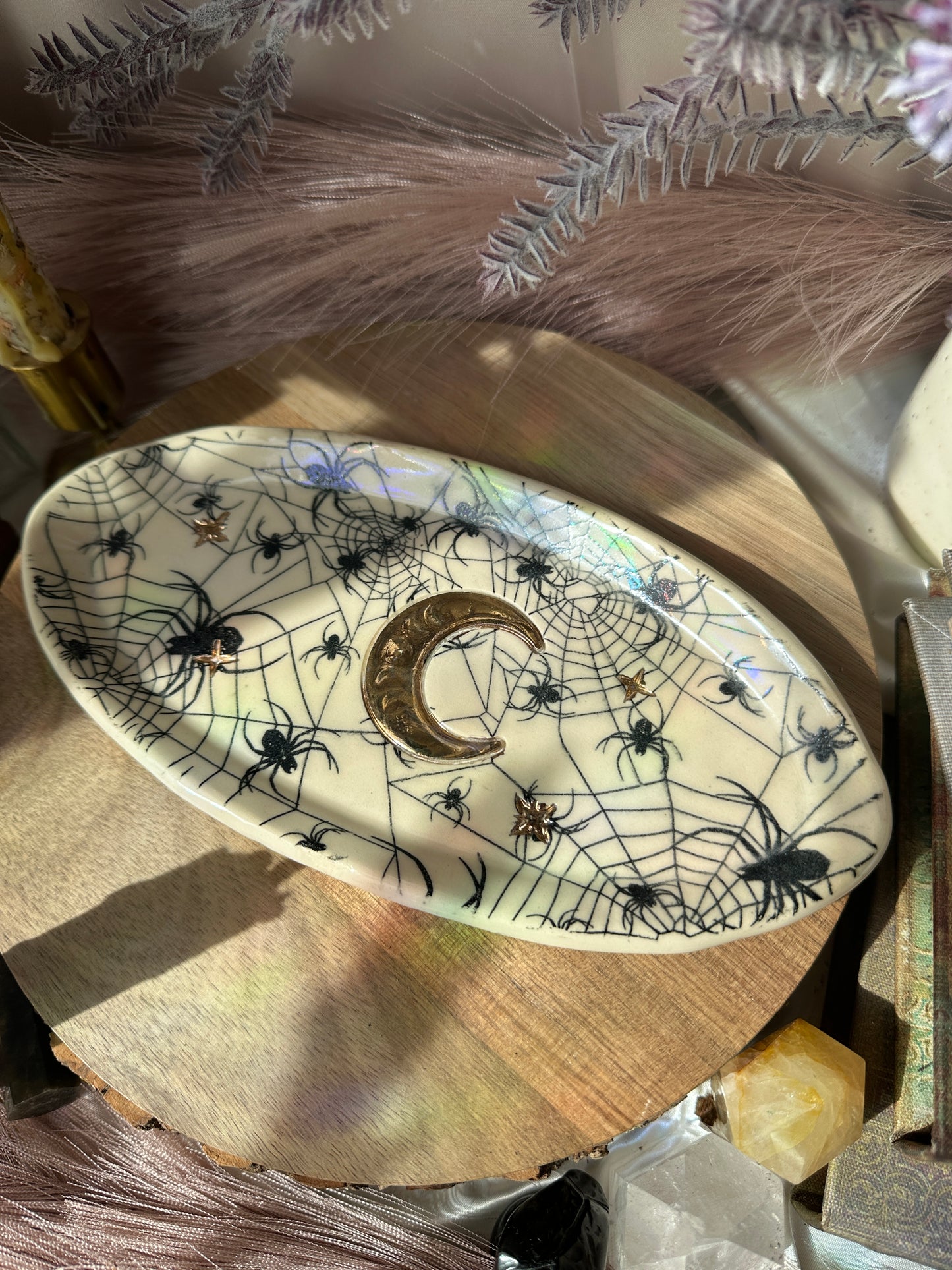 Spider Trinket Dish/Incense Burner