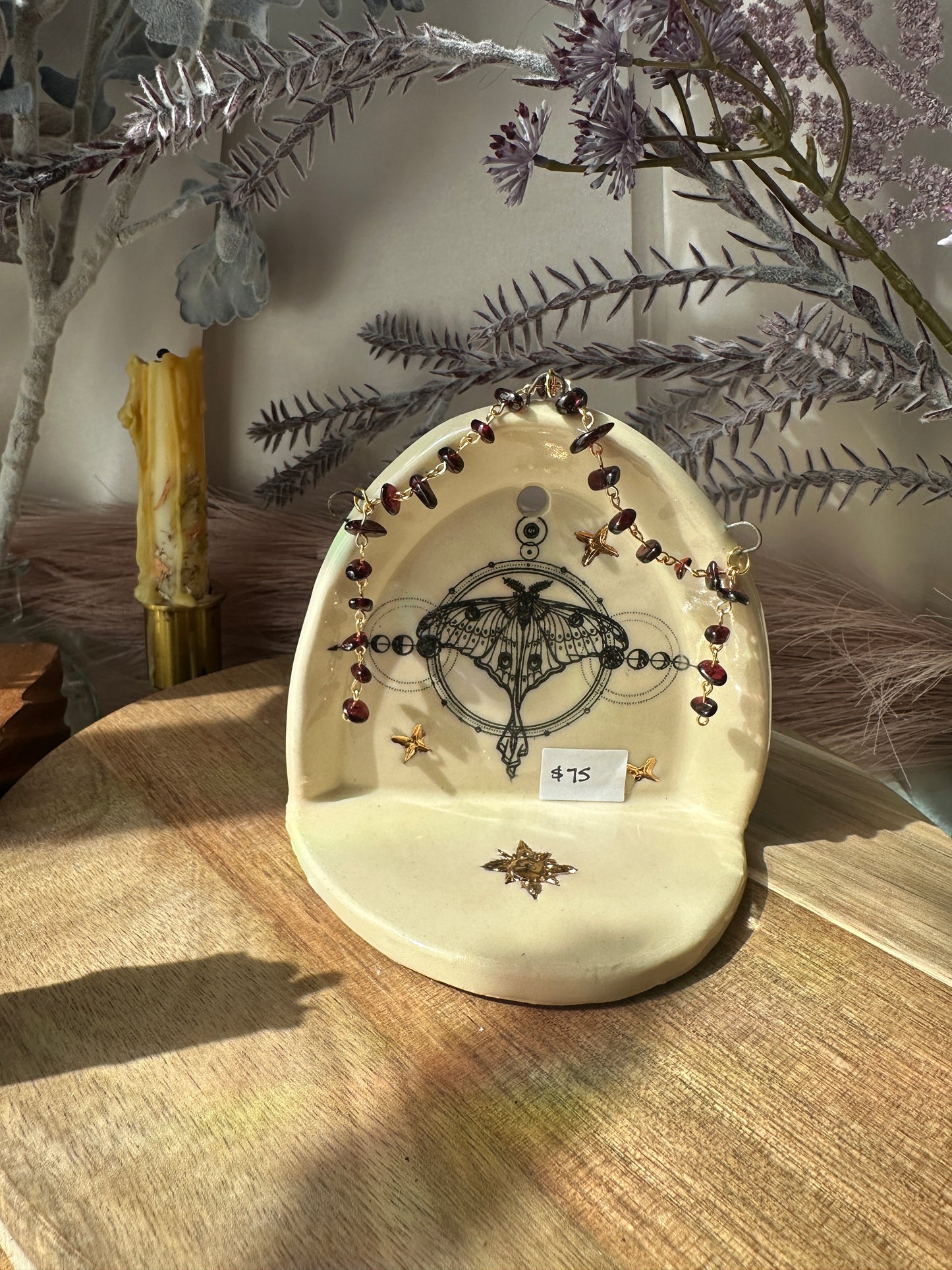 Transformation Mini Altar with Red Garnet