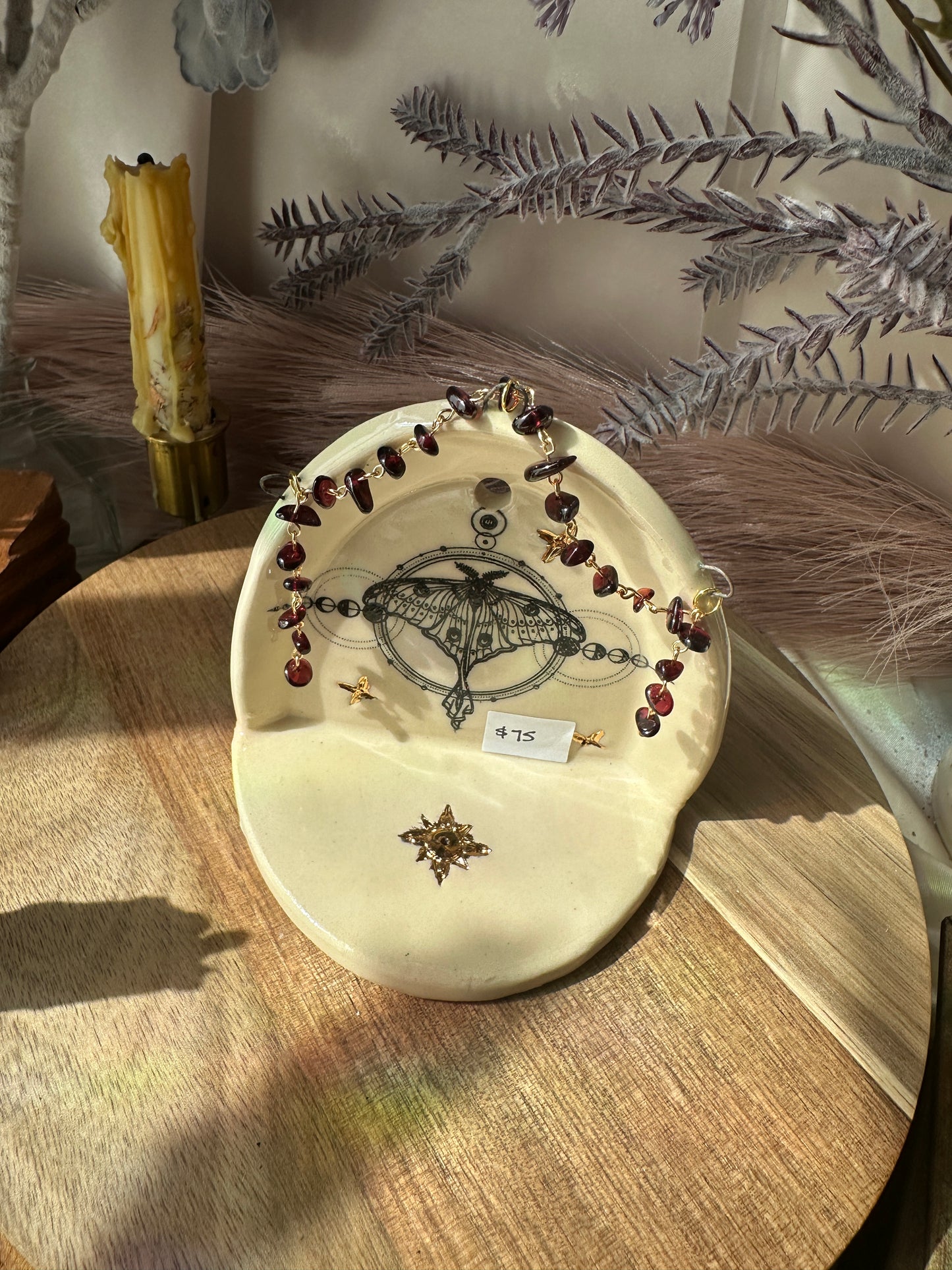 Transformation Mini Altar with Red Garnet