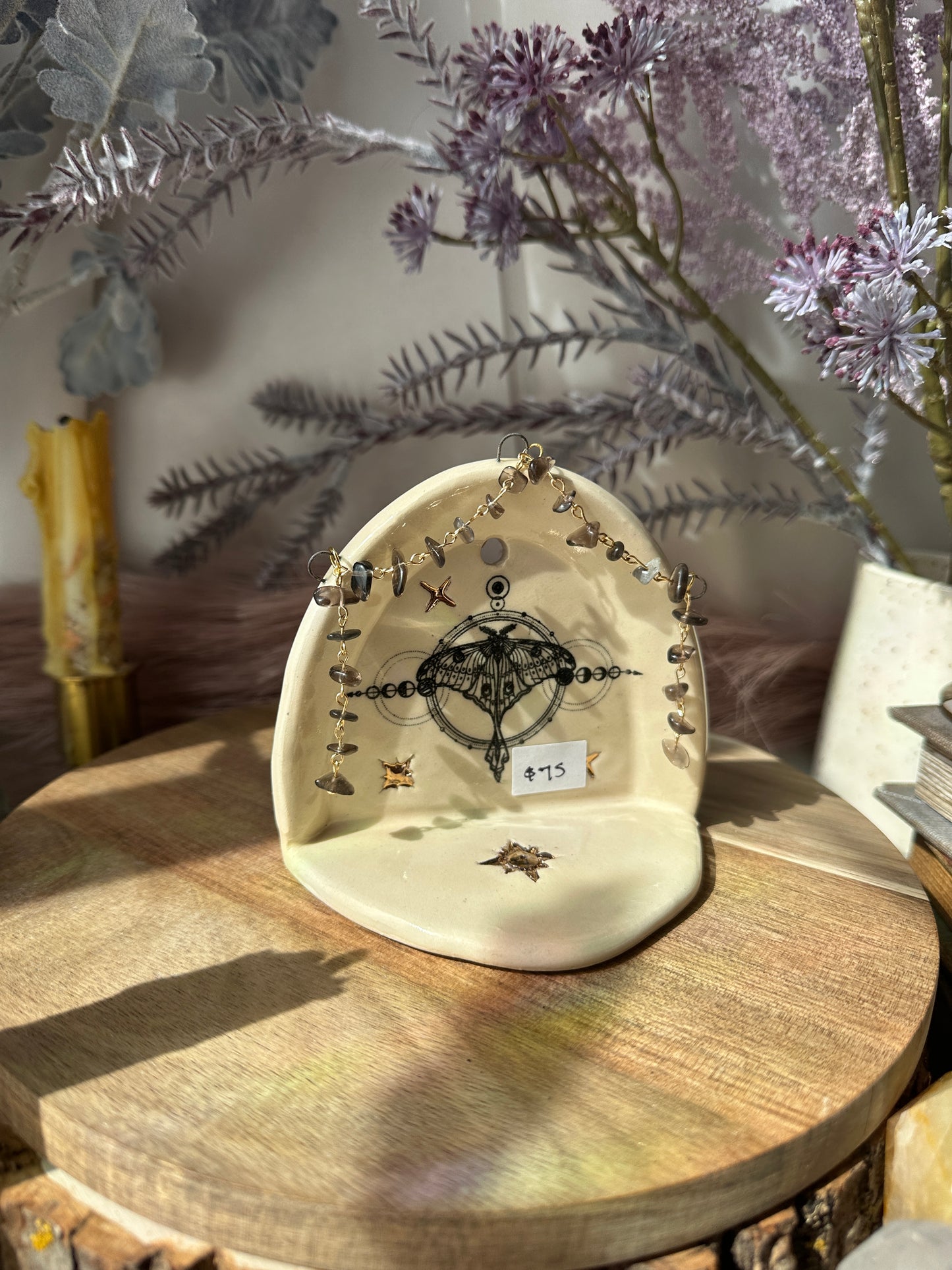 Intuition Mini Altar with Smokey Obsidian