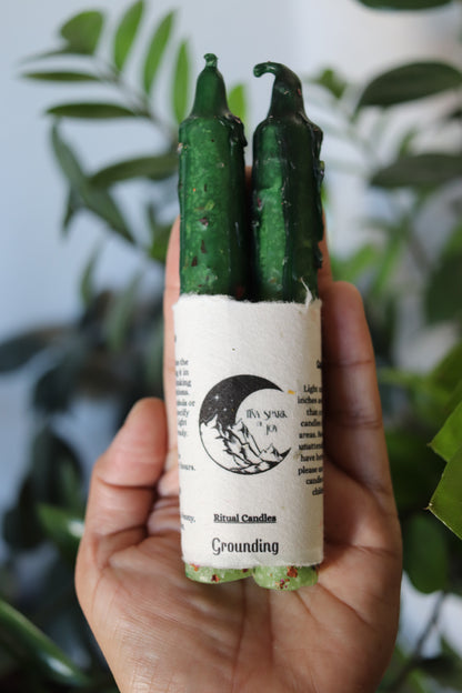 Grounding Ritual Spell Candles