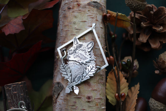 Raccoon Pendant