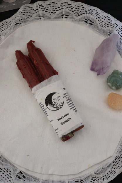 Samhain Ritual Spell Candles