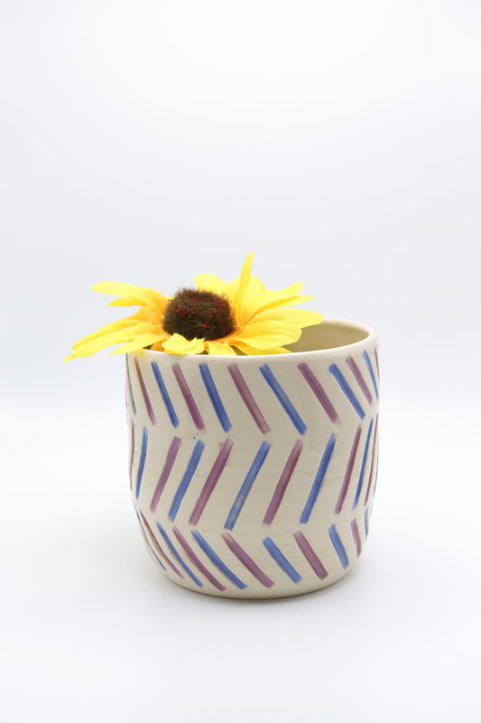 Striped Planter
