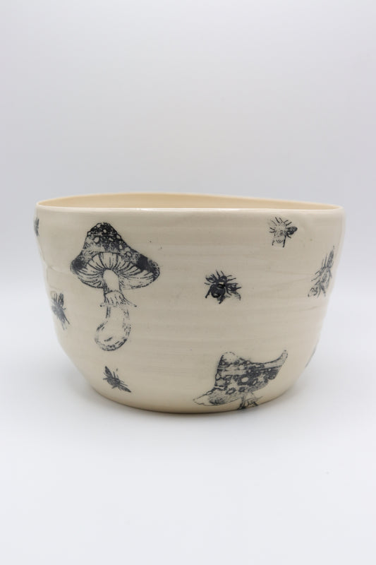 Mushroom and Bee Planter
