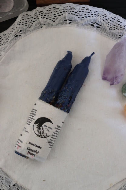 Peaceful Heart Ritual Spell Candles