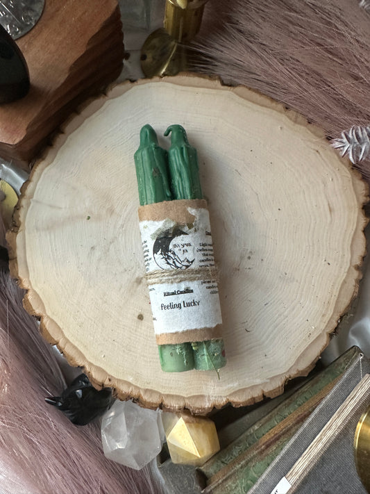 Feeling Lucky Ritual Spell Candles
