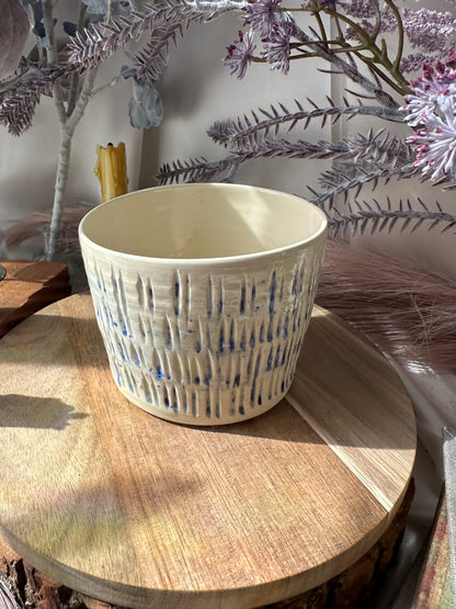 Small Blue Specked Planter