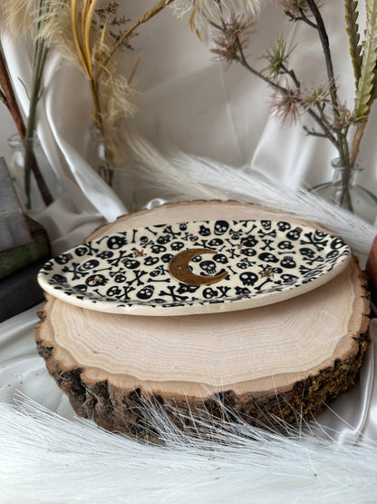 Skull/Bones Trinket Dishes/Incense Burners