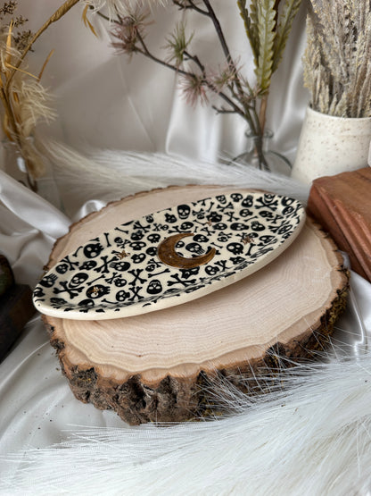 Skull/Bones Trinket Dishes/Incense Burners