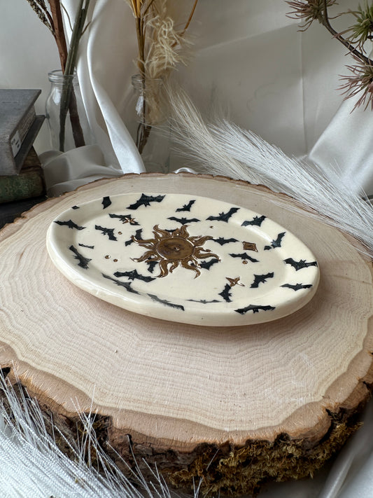 Bats Trinket Dishe/Incense Burner