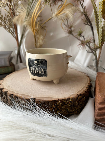 Cauldron Mushroonm Candle