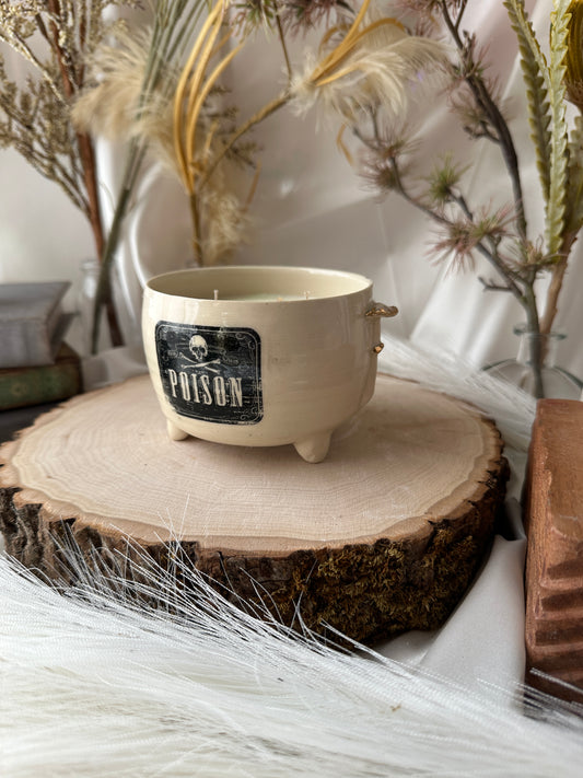 Cauldron Mushroonm Candle