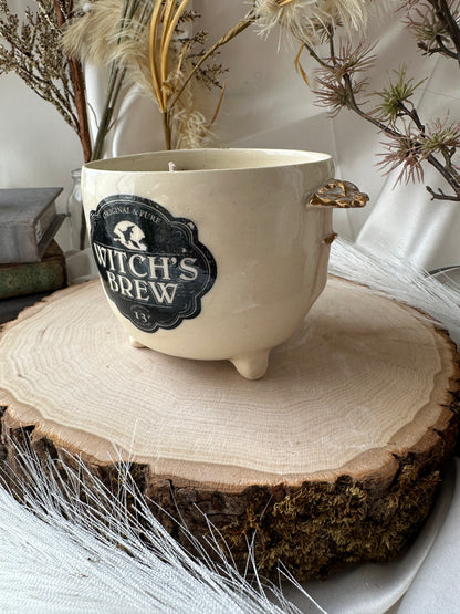 Cauldron Mushroonm Candle