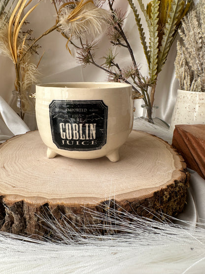 Cauldron Mushroonm Candle