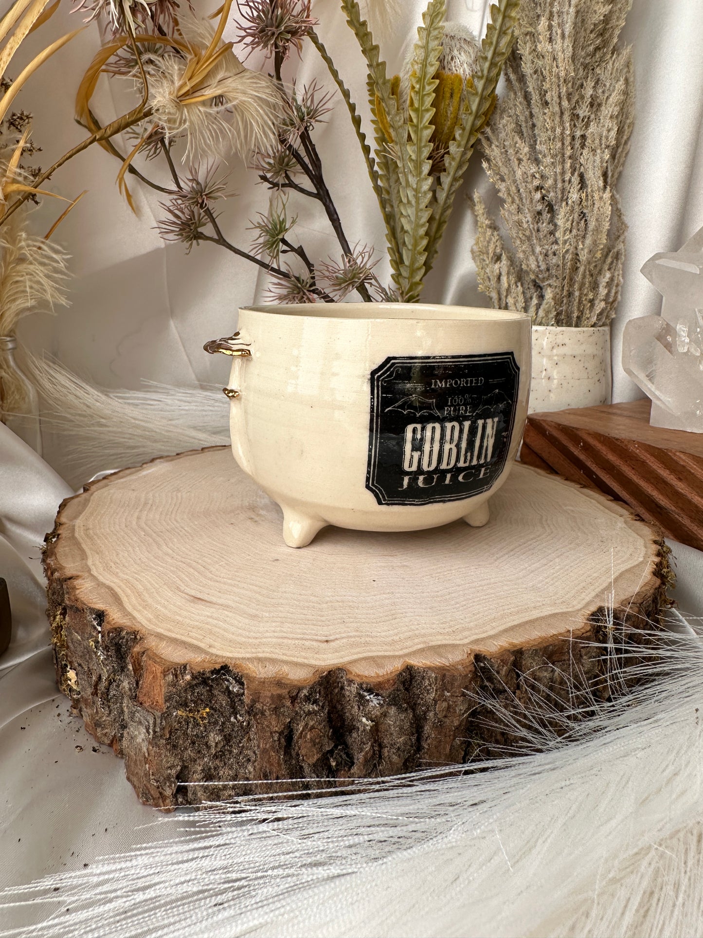 Cauldron Mushroonm Candle