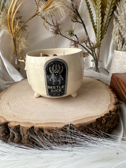 Cauldron Mushroonm Candle