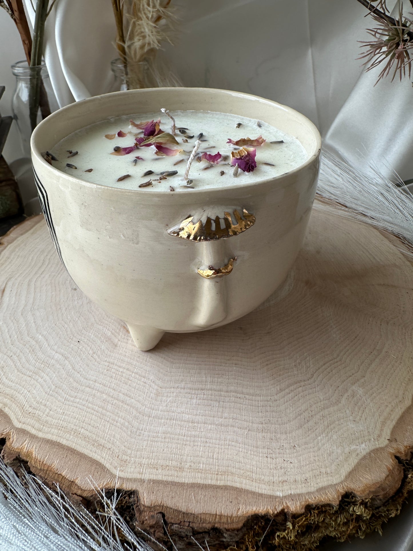 Cauldron Mushroonm Candle