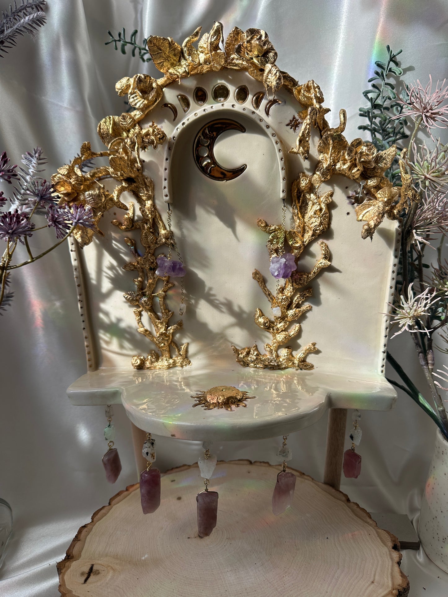 Kintsugi Rebirth Sun Sculpted Altar