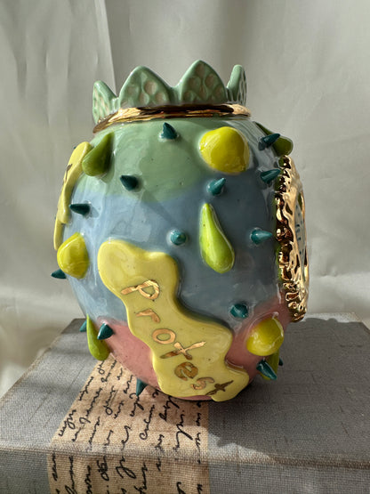 Let's Fuck Shit Up Vase