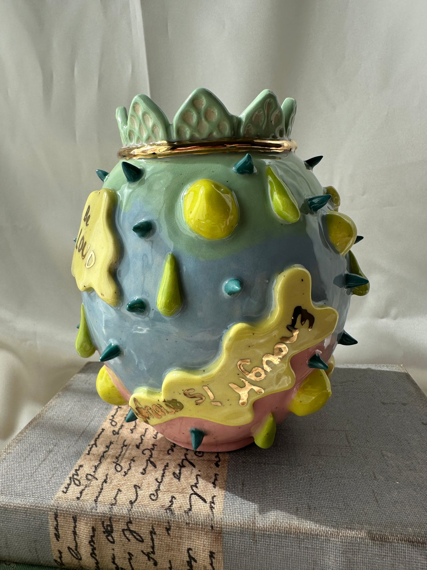 Let's Fuck Shit Up Vase