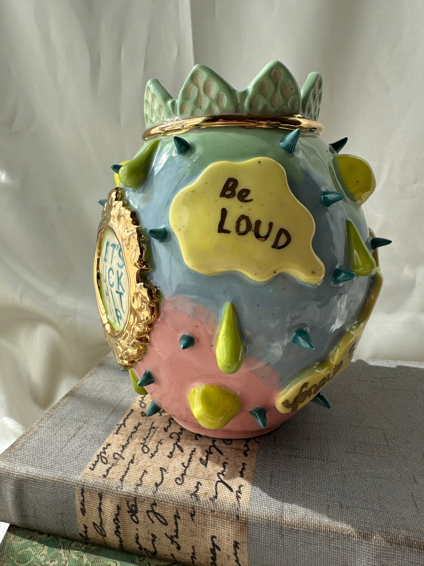 Let's Fuck Shit Up Vase