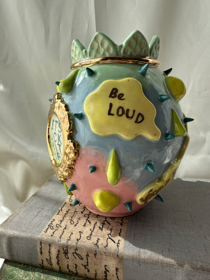 Let's Fuck Shit Up Vase