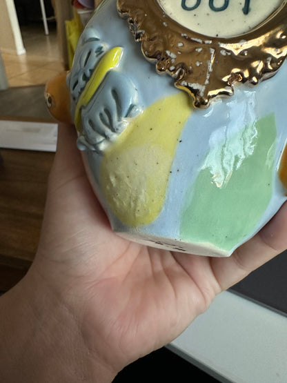 Chin Up Fangs Out Vase